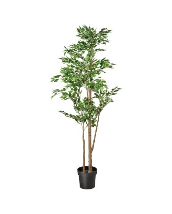 Artificial potted plant, in/outdoor Weeping fig, 21 cm