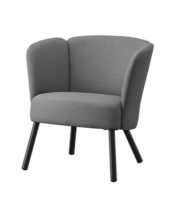 Vissle Grey Armchair, Armchair, Vissle grey