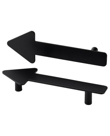 Arrowpull, Handle, black/arrow, 141 mm