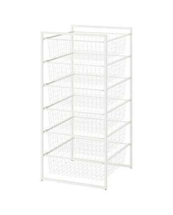 Boxlift, Storage combination, white, 50x51x104 cm