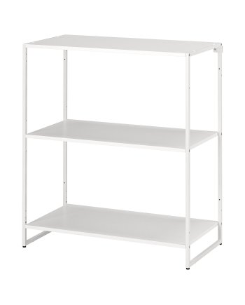 Airframe, Shelving unit, in/outdoor/metal white, 81x40x90 cm