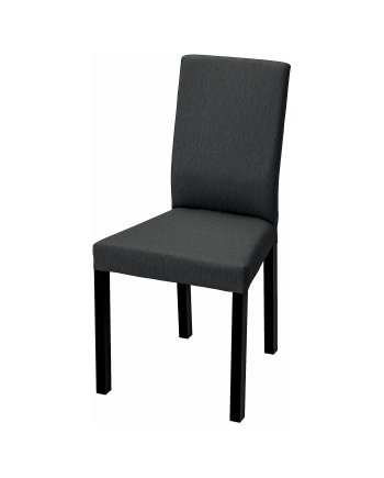 Knisa Dual-tone Chair, Chair, black/Knisa dark grey