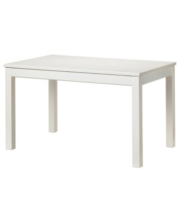 Frost Fold, Extendable table, white, 130/190x80 cm