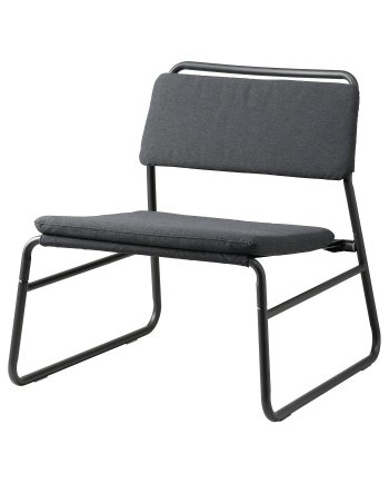 Vissle Dark Grey Easy Chair, Easy chair, Vissle dark grey