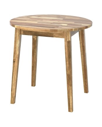 Acacia Spot, Table, acacia, 80 cm