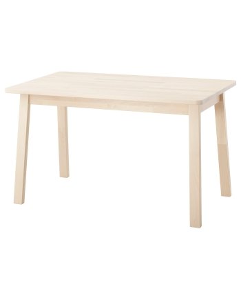 Birch Loft, Table, birch, 125x74 cm