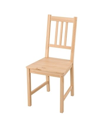 Light Brown Stained Chair, Chair, light brown stained