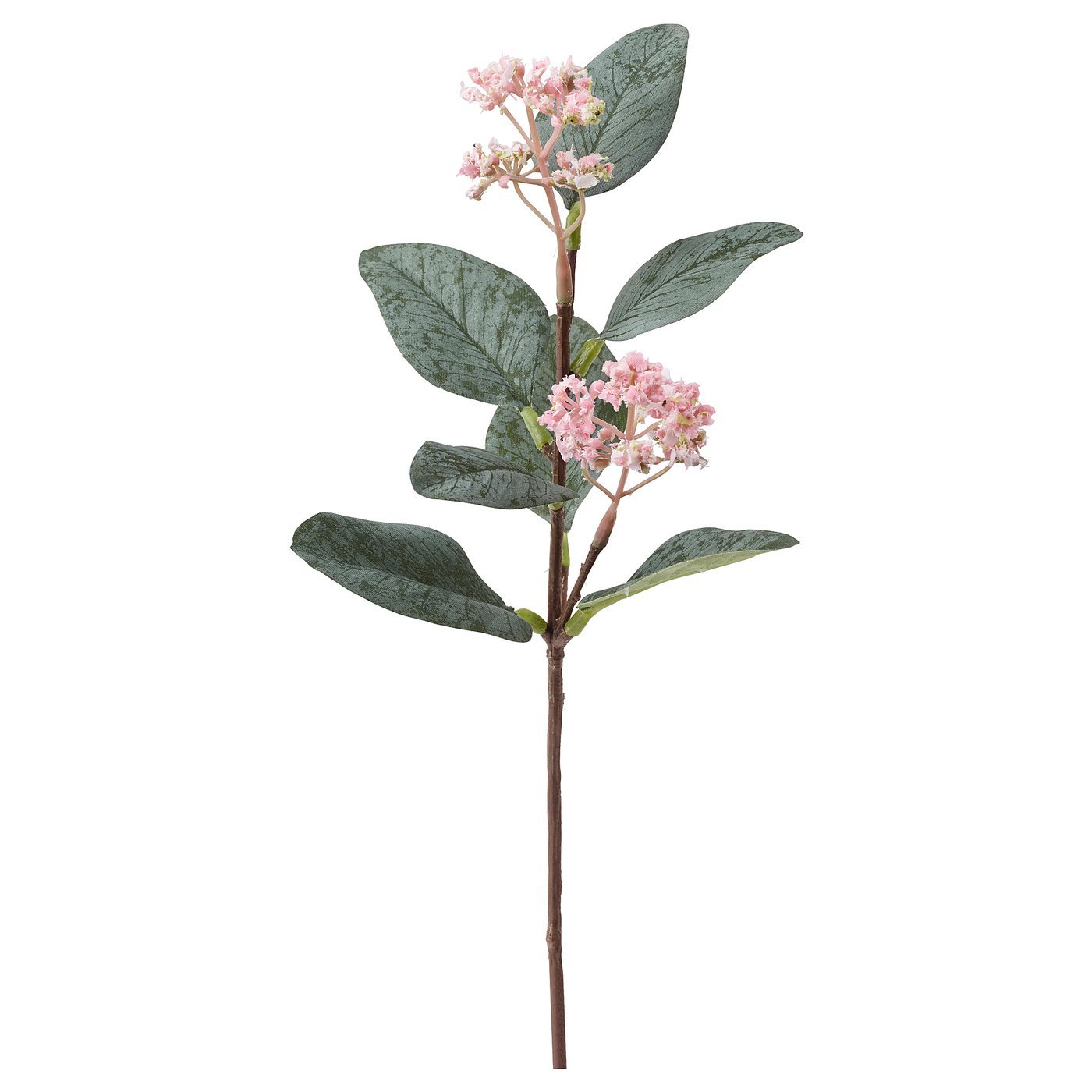 Artificial flower, eucalyptus/pink, 30 cm